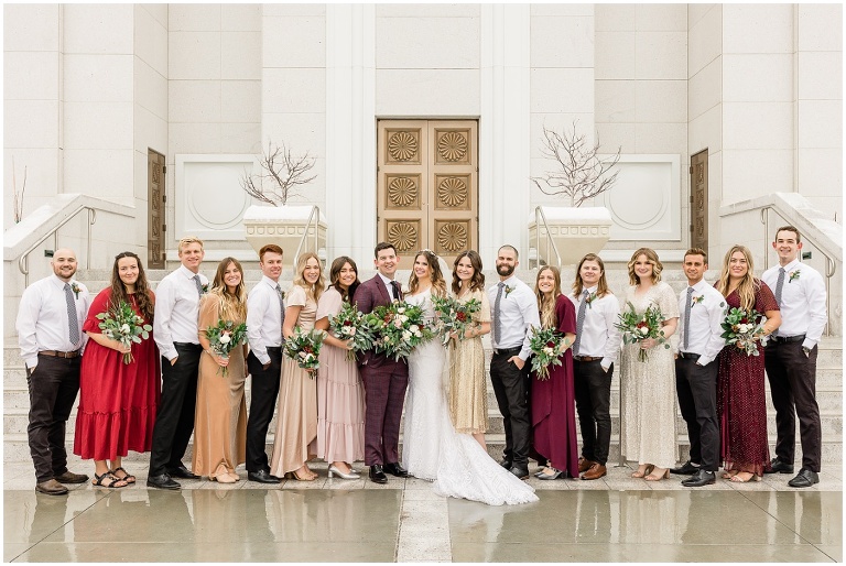 Bountiful Temple Winter Wedding - Utah Wedding Photographer, Ashley DeHart