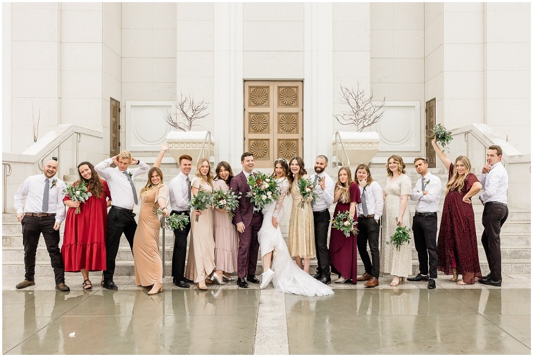 Bountiful Temple Winter Wedding - Utah Wedding Photographer, Ashley DeHart