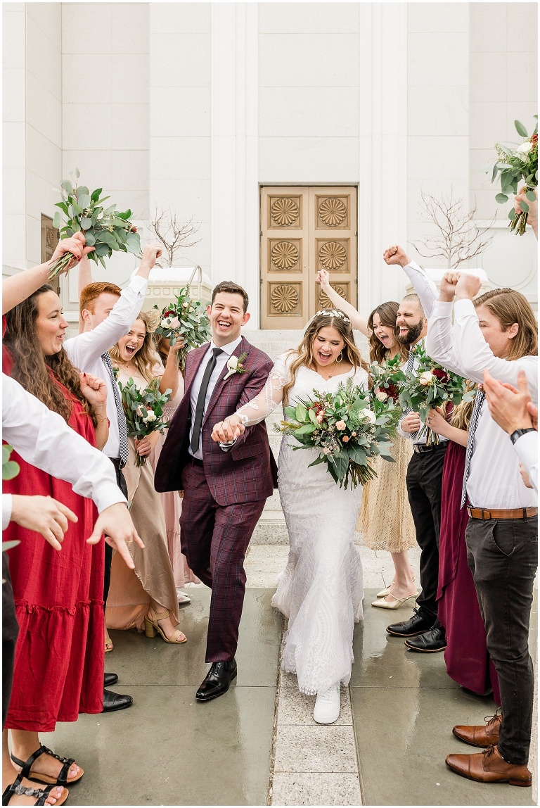 Bountiful Temple Winter Wedding - Utah Wedding Photographer, Ashley DeHart