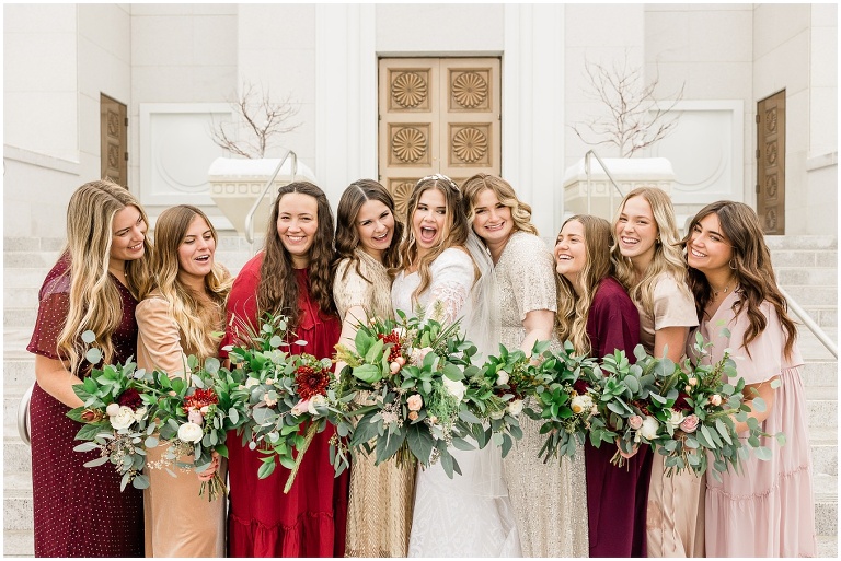Bountiful Temple Winter Wedding - Utah Wedding Photographer, Ashley DeHart