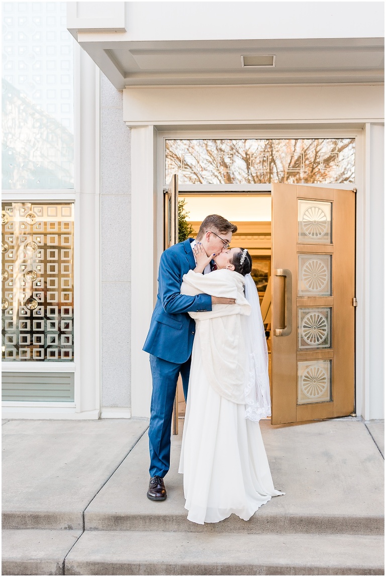 Mt. Timpanogos Temple Winter Wedding - Utah Wedding Photographer, Ashley DeHart 