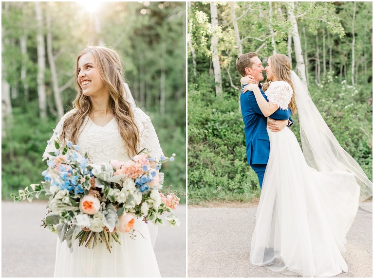 Summer mountain formal session - Jordan Pines Wedding - Utah Wedding Photographer