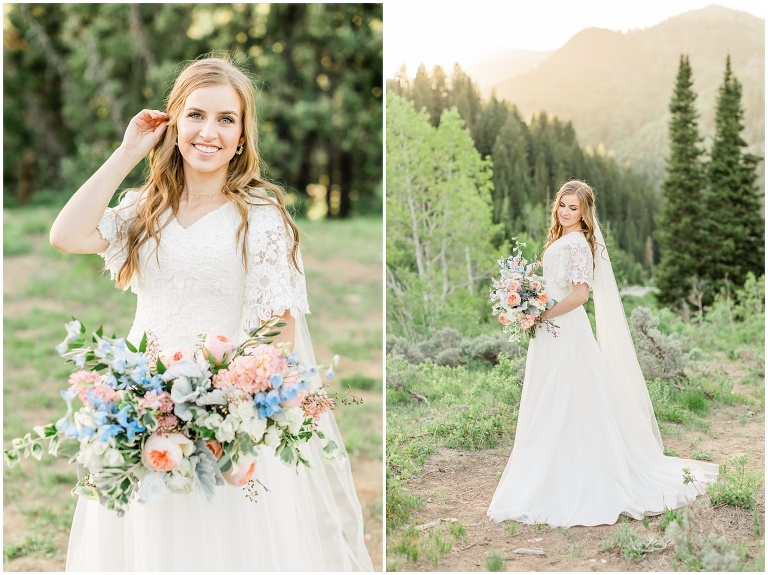 Summer mountain formal session - Jordan Pines Wedding - Utah Wedding Photographer