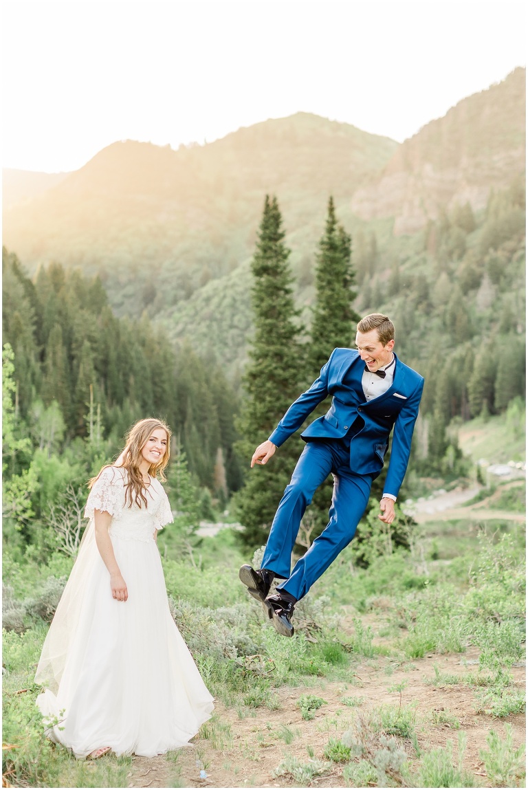 Summer mountain formal session - Jordan Pines Wedding - Utah Wedding Photographer