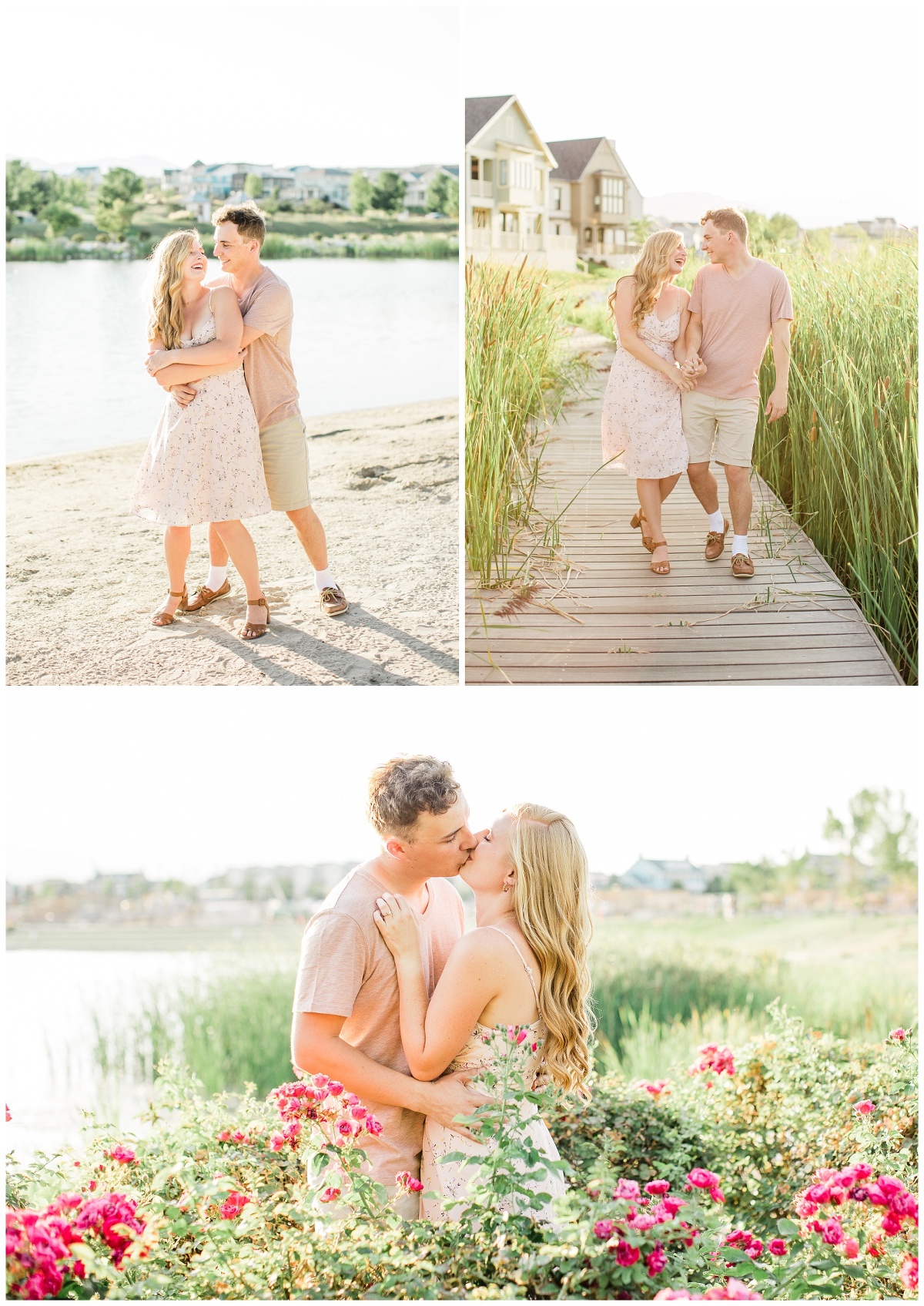 Daybreak Lake Engagement Session - Utah Wedding Photographer