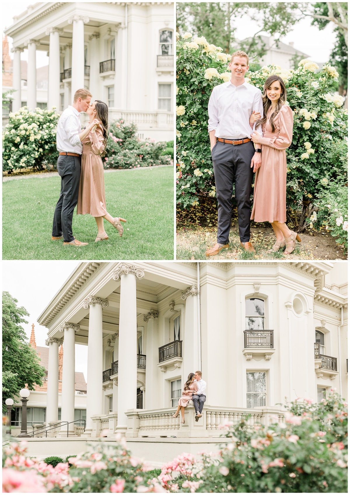Engagement Session at Thomas S. Monson Building - Utah Wedding Photographer