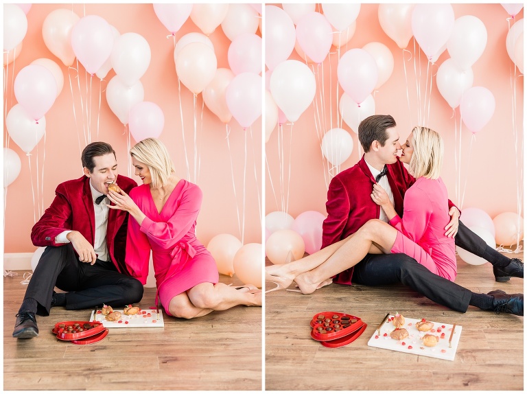 Pink Valentines Couple Shoot - Utah Wedding Photographer