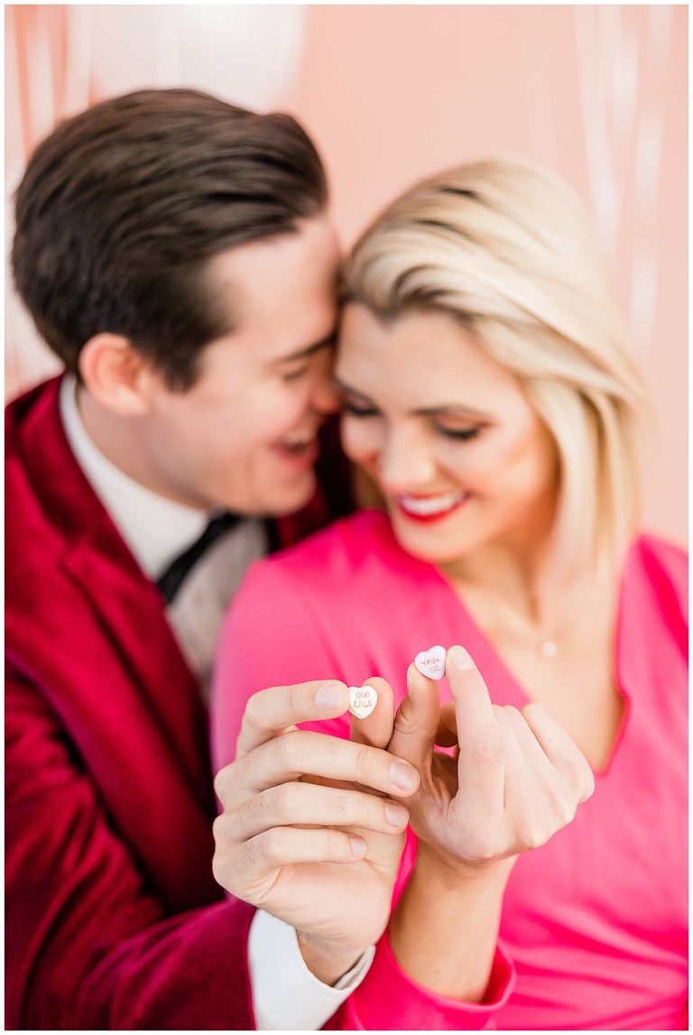 Pink Valentines Couple Shoot - Utah Wedding Photographer