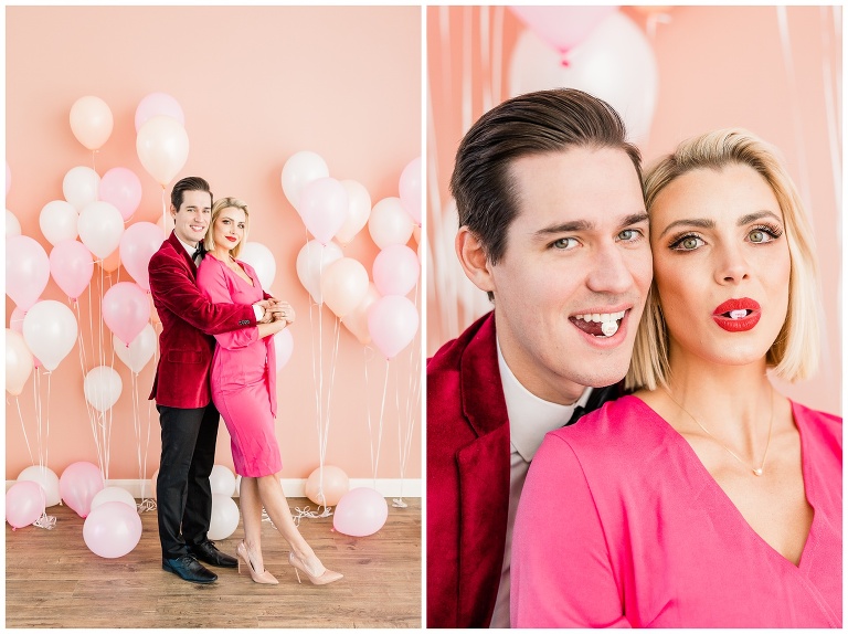 Pink Valentines Couple Shoot - Utah Wedding Photographer