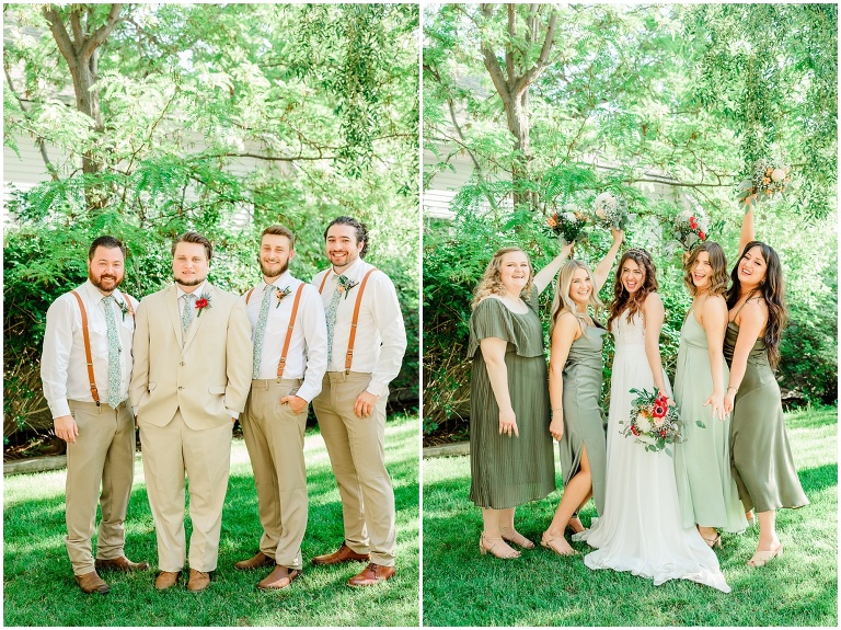 Eldredge Manor Summer Wedding - Ashley DeHart Utah Wedding Photographer