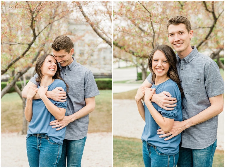 Utah State Capitol Engagement Session - Utah Wedding Photographer