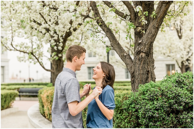 Utah State Capitol Engagement Session - Utah Wedding Photographer