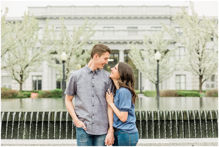 Utah State Capitol Engagement Session - Utah Wedding Photographer