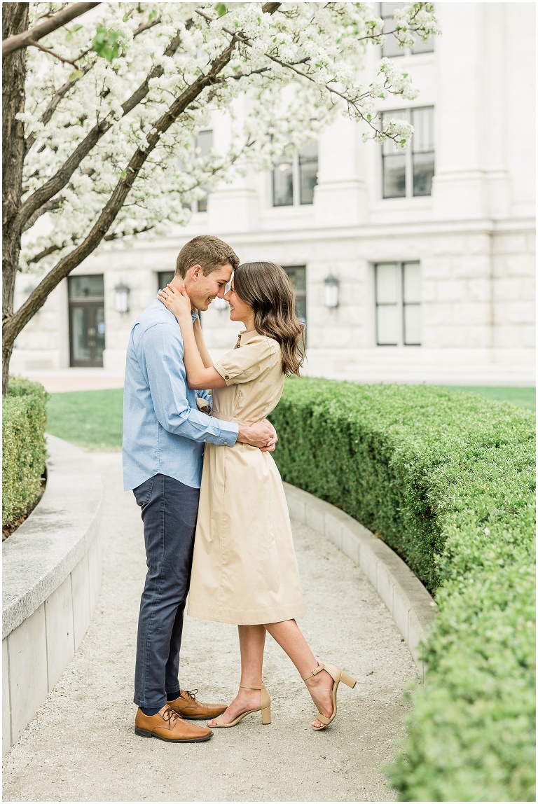 Utah State Capitol Engagement Session - Utah Wedding Photographer