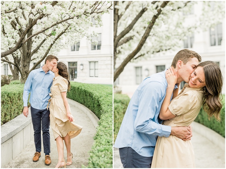 Utah State Capitol Engagement Session - Utah Wedding Photographer