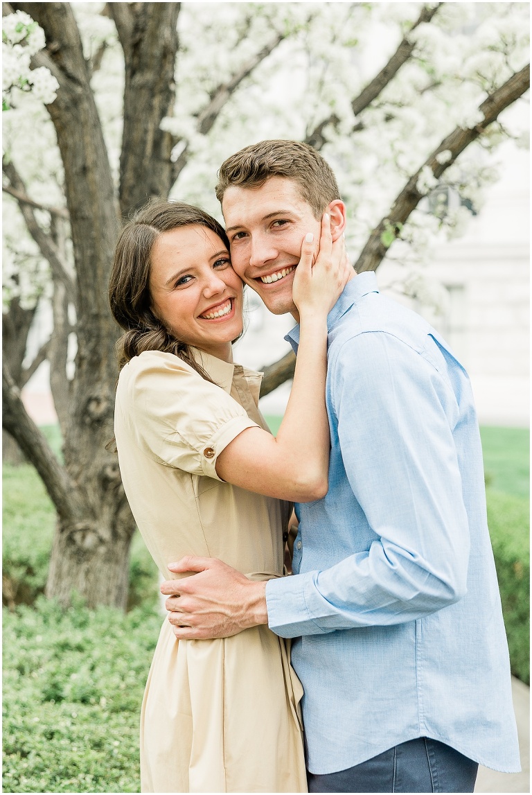Utah State Capitol Engagement Session - Utah Wedding Photographer