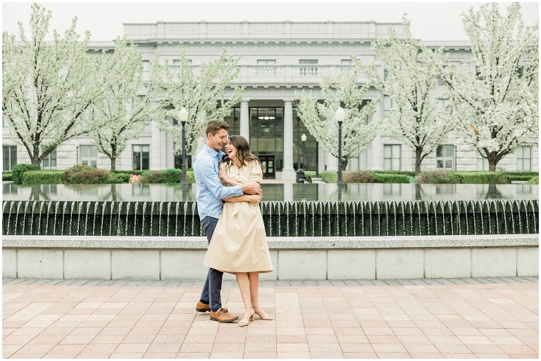 Utah State Capitol Engagement Session - Utah Wedding Photographer
