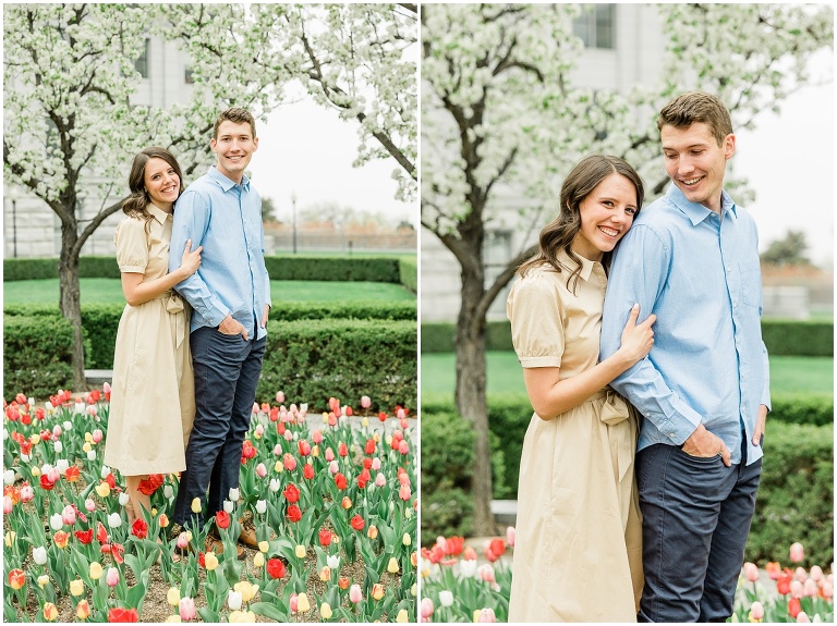 Utah State Capitol Engagement Session - Utah Wedding Photographer