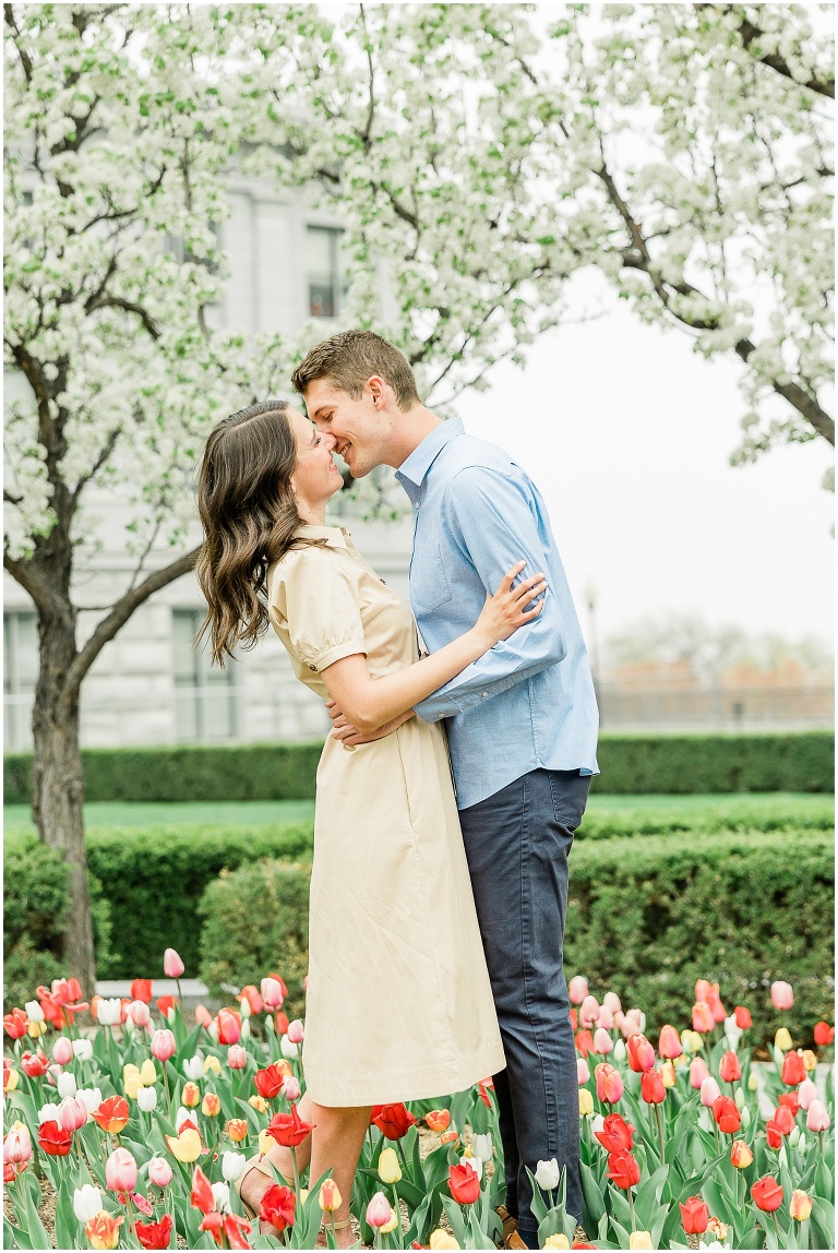 Utah State Capitol Engagement Session - Utah Wedding Photographer