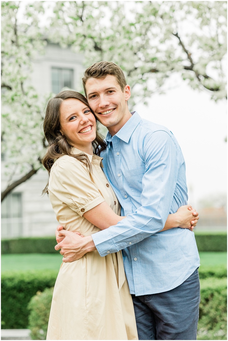 Utah State Capitol Engagement Session - Utah Wedding Photographer