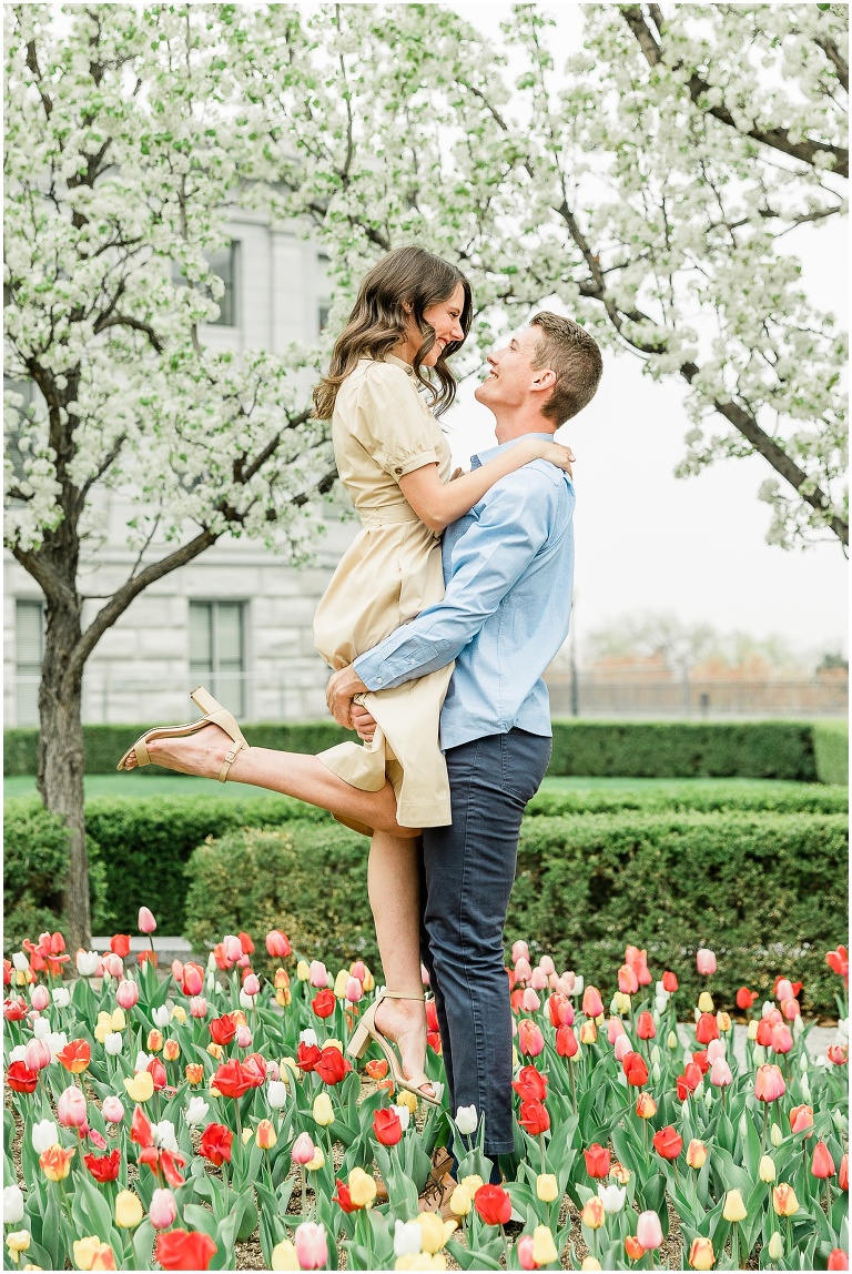 Utah State Capitol Engagement Session - Utah Wedding Photographer