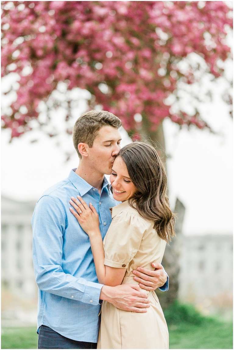 Utah State Capitol Engagement Session - Utah Wedding Photographer