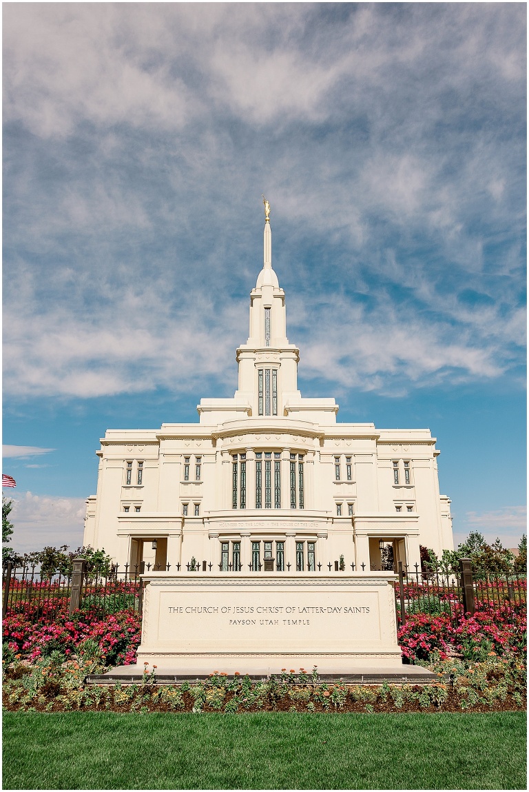 Walker Farms Reception Wedding and Payson Temple - Ashley DeHart Utah Wedding Photographer