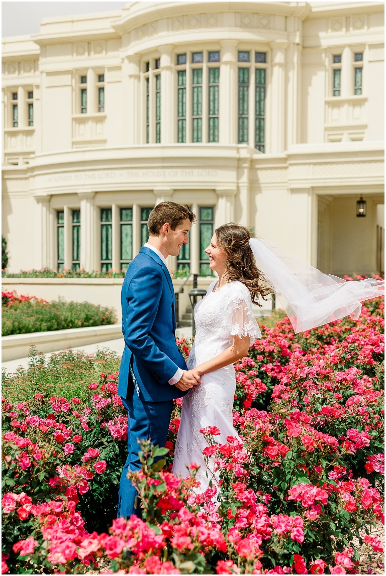 Walker Farms Reception Wedding and Payson Temple - Ashley DeHart Utah Wedding Photographer