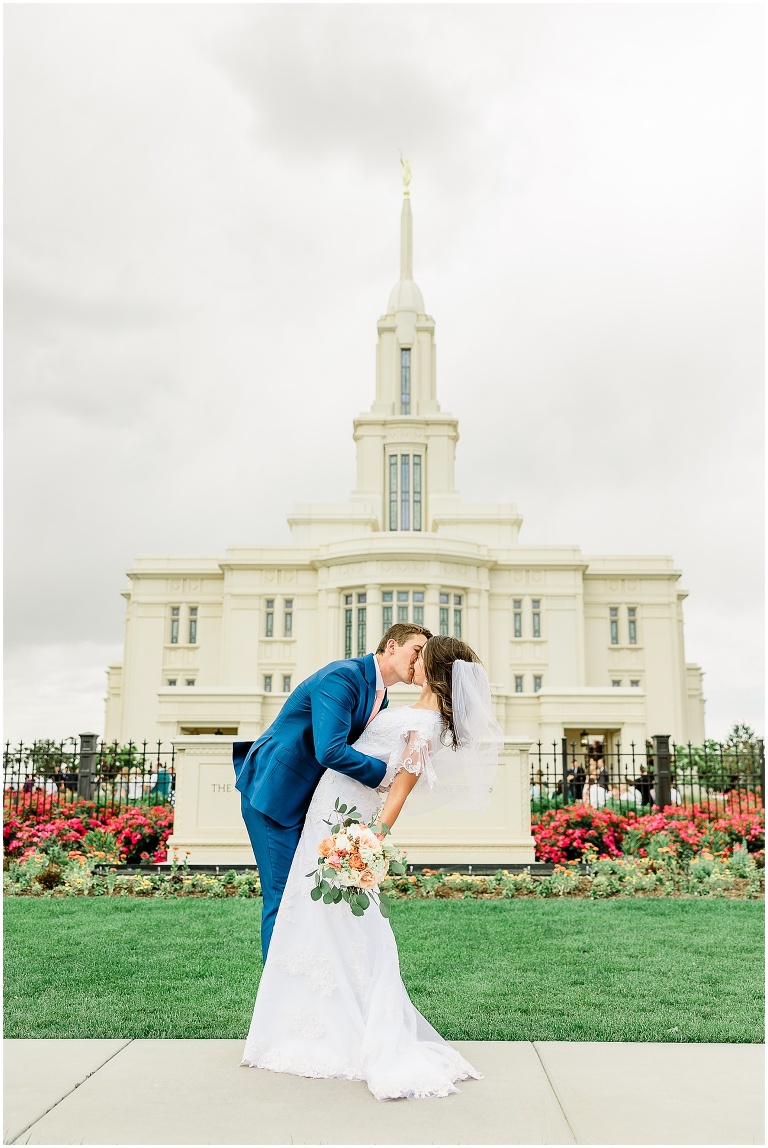 Walker Farms Reception Wedding and Payson Temple - Ashley DeHart Utah Wedding Photographer