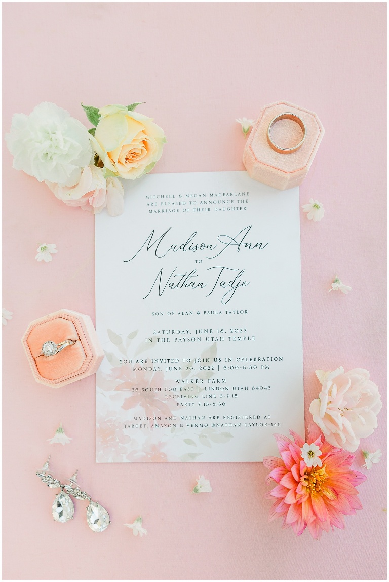 Walker Farms Reception Wedding and Payson Temple - Ashley DeHart Utah Wedding Photographer