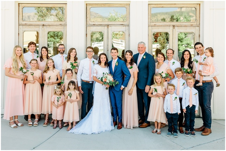 Walker Farms Reception Wedding and Payson Temple - Ashley DeHart Utah Wedding Photographer