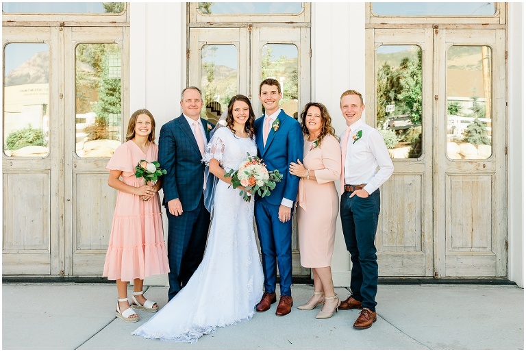 Walker Farms Reception Wedding and Payson Temple - Ashley DeHart Utah Wedding Photographer