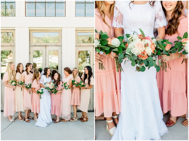 Walker Farms Reception Wedding and Payson Temple - Ashley DeHart Utah Wedding Photographer