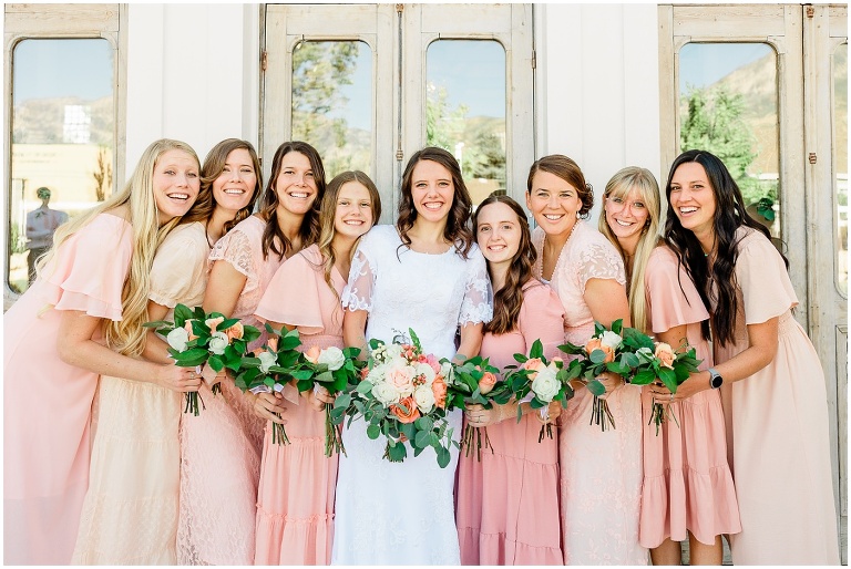 Walker Farms Reception Wedding and Payson Temple - Ashley DeHart Utah Wedding Photographer
