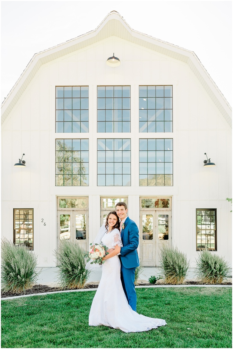 Walker Farms Reception Wedding and Payson Temple - Ashley DeHart Utah Wedding Photographer