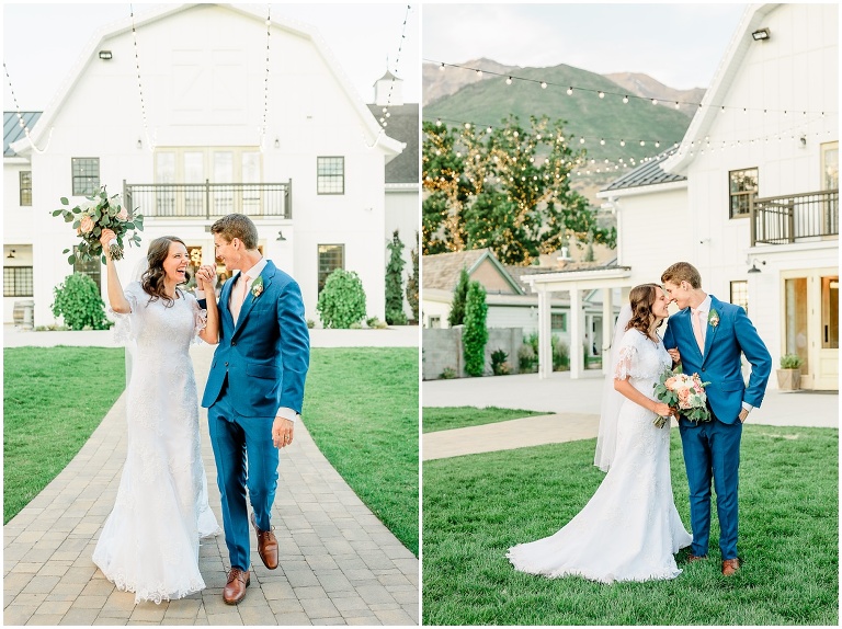 Walker Farms Reception Wedding and Payson Temple - Ashley DeHart Utah Wedding Photographer