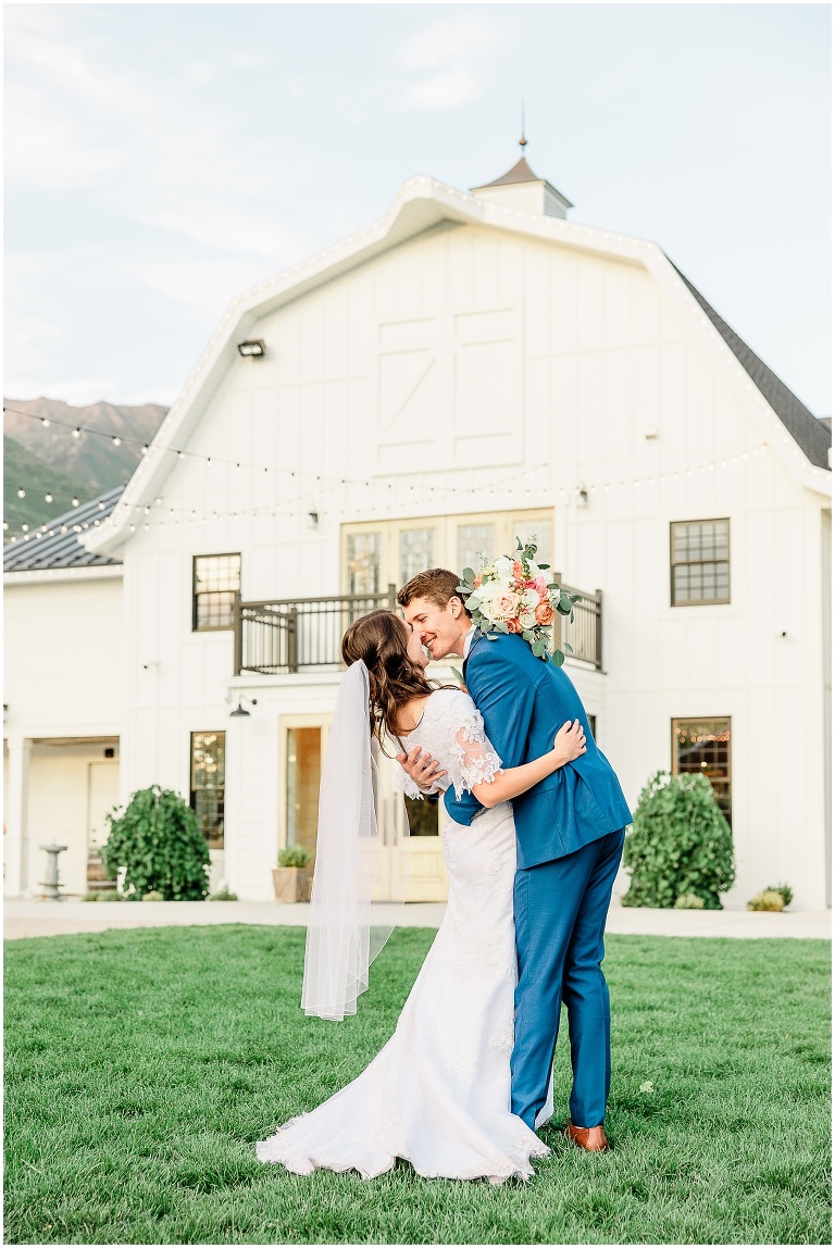Walker Farms Reception Wedding and Payson Temple - Ashley DeHart Utah Wedding Photographer