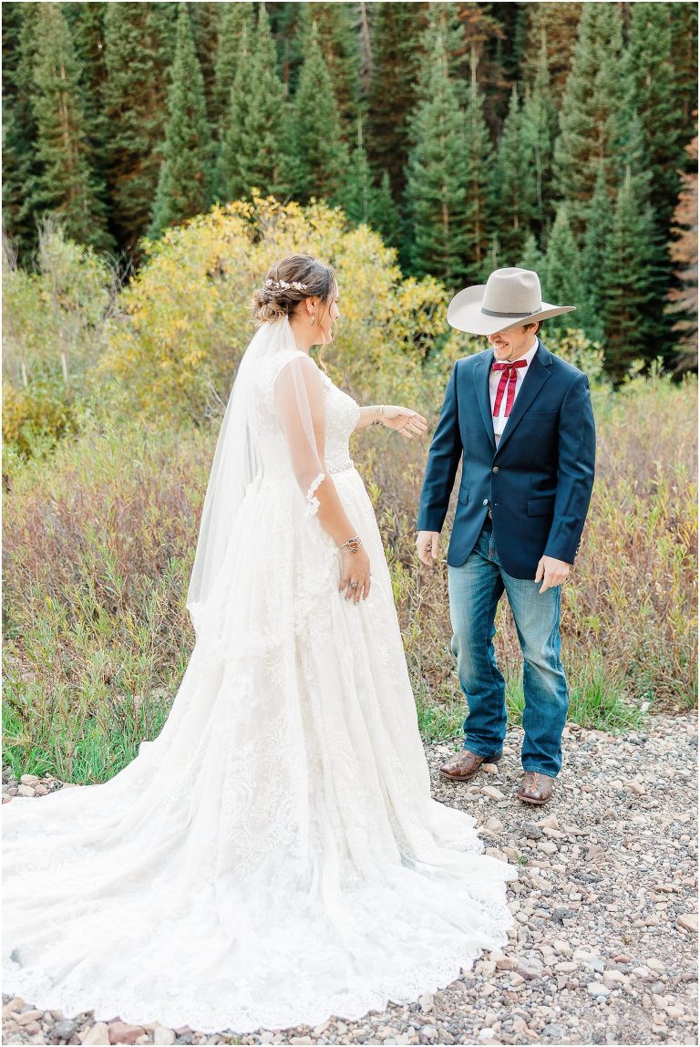 Fall Mountain Bridal Session - Utah Wedding Photographer