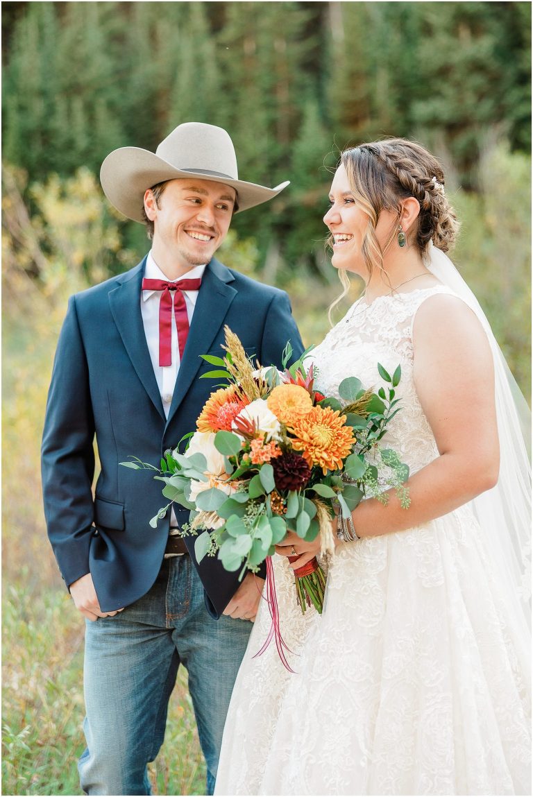 Fall Mountain Bridal Session - Utah Wedding Photographer