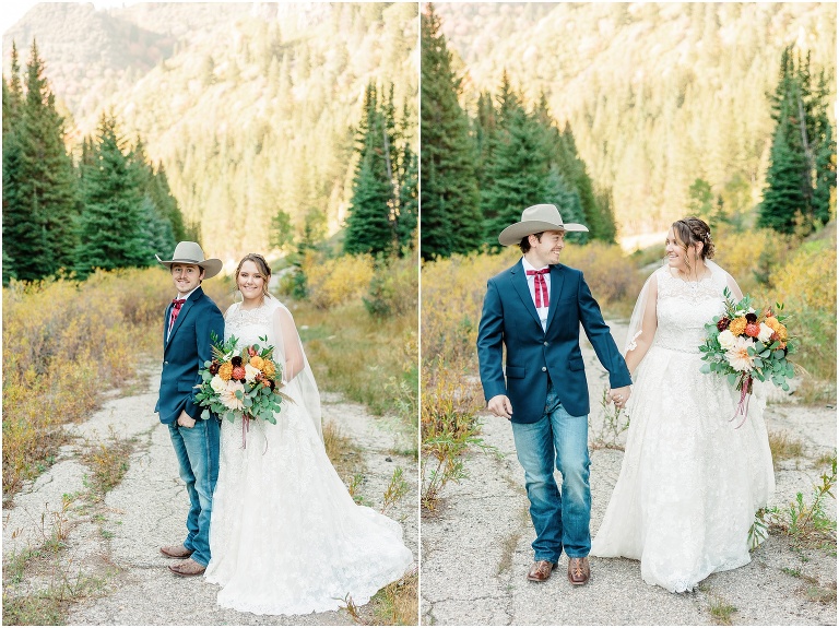 Fall Mountain Bridal Session - Utah Wedding Photographer