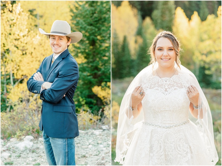 Fall Mountain Bridal Session - Utah Wedding Photographer