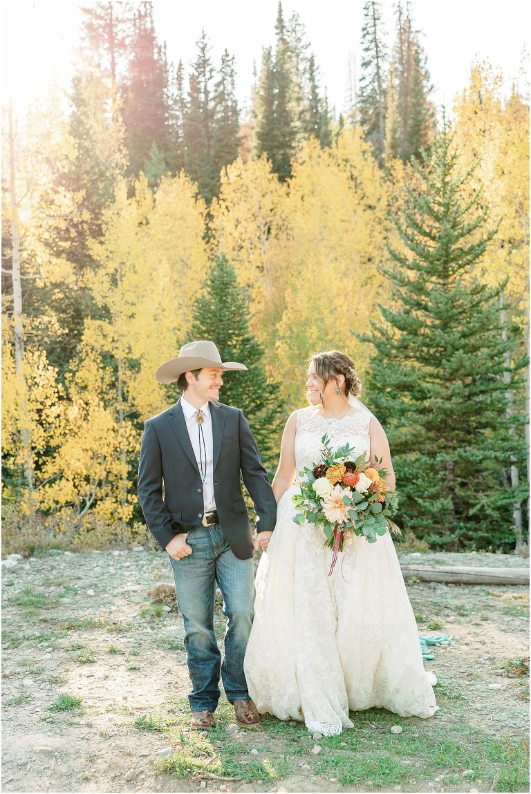 Fall Mountain Bridal Session - Utah Wedding Photographer