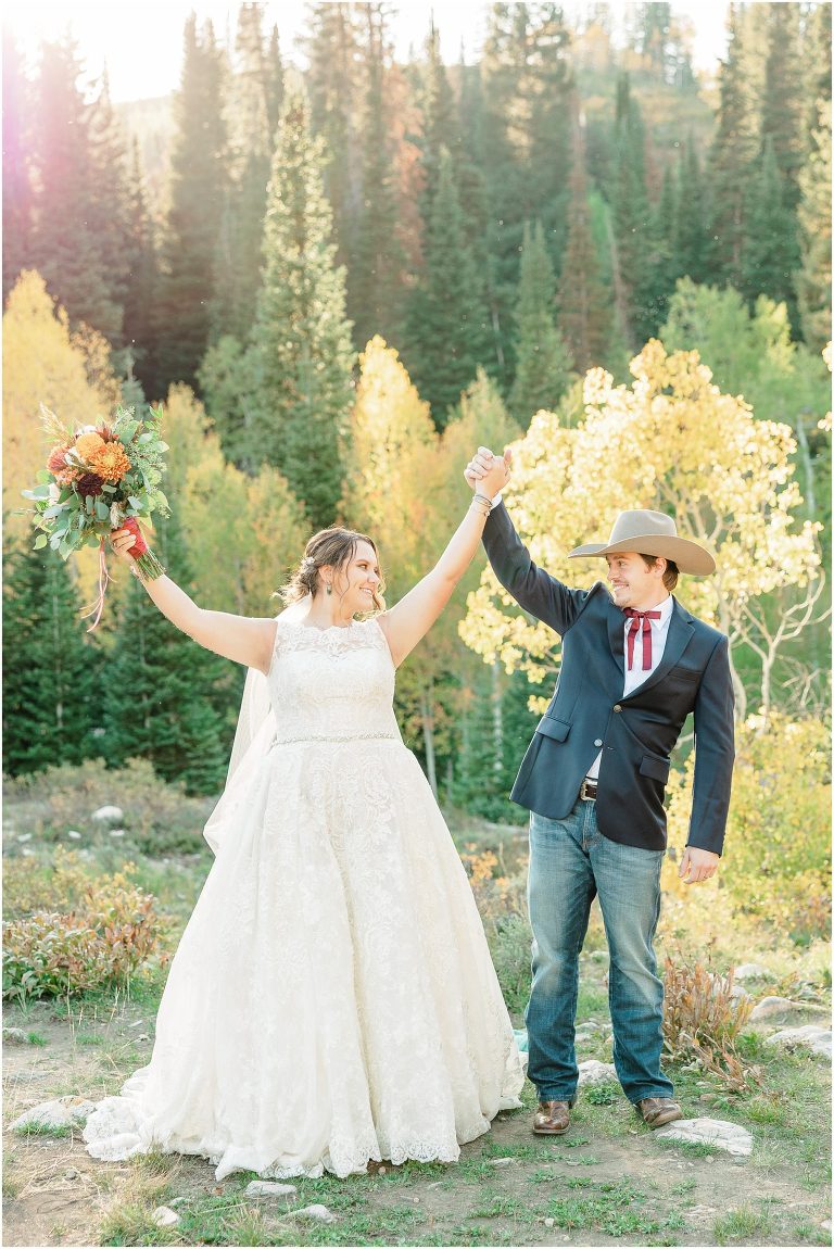 Fall Mountain Bridal Session - Utah Wedding Photographer