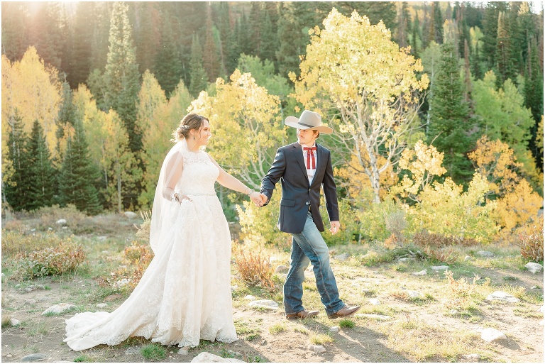 Fall Mountain Bridal Session - Utah Wedding Photographer