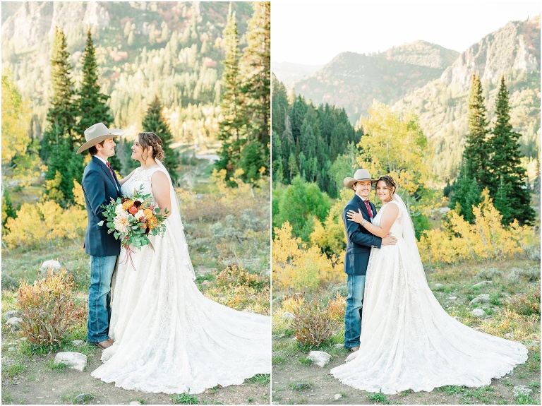 Fall Mountain Bridal Session - Utah Wedding Photographer
