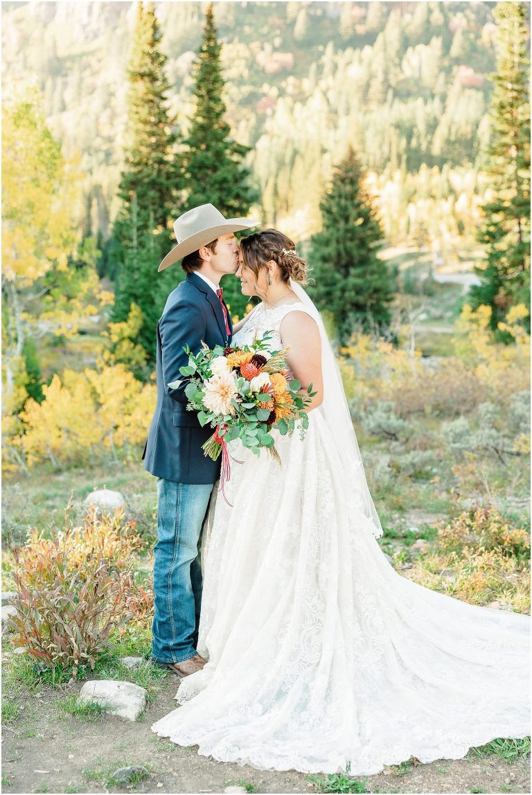 Fall Mountain Bridal Session - Utah Wedding Photographer