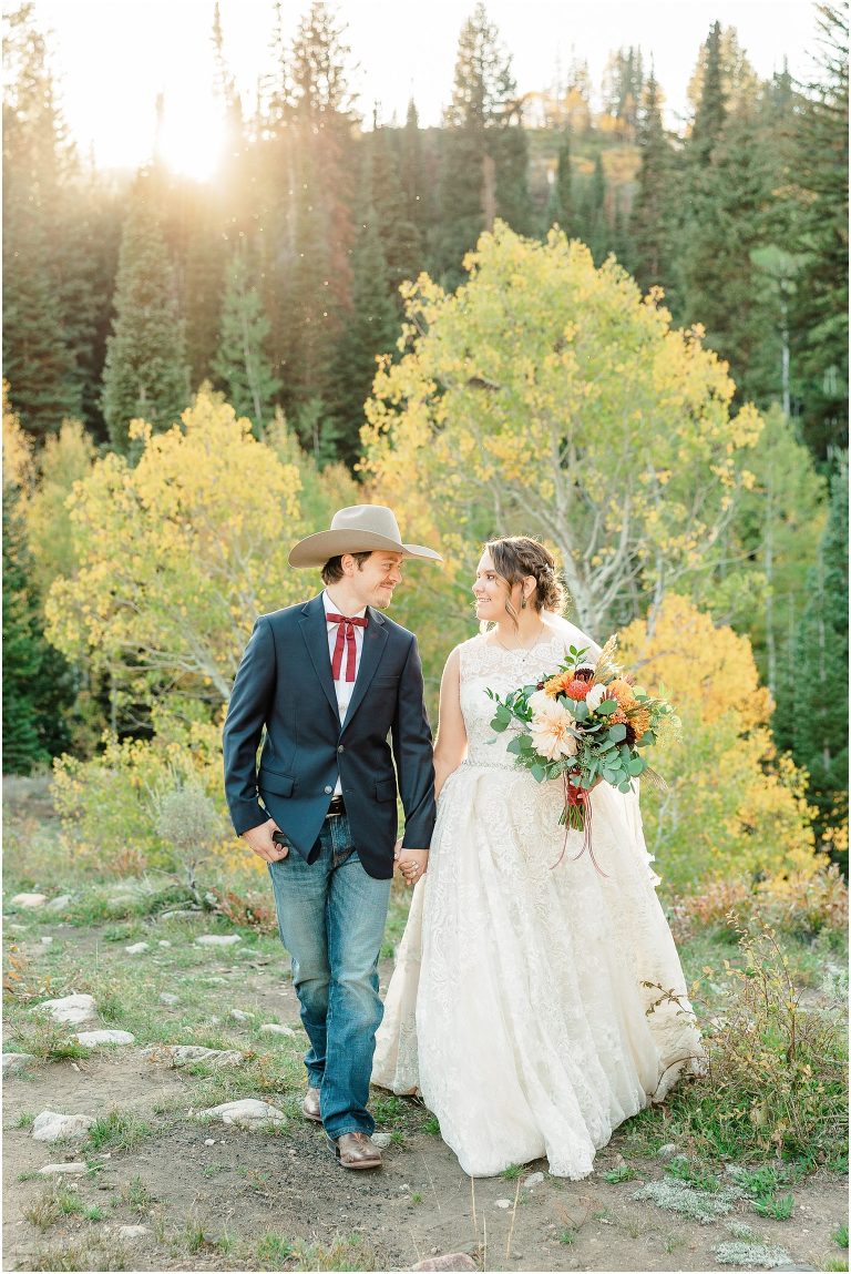 Fall Mountain Bridal Session - Utah Wedding Photographer