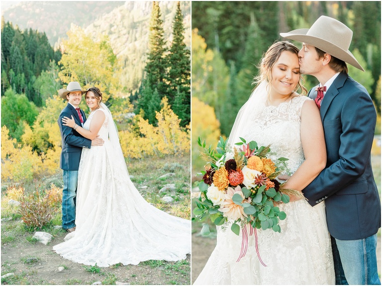 Fall Mountain Bridal Session - Utah Wedding Photographer