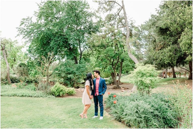 International Peace Garden Engagement Session in Salt Lake City - Utah Wedding Photographer
