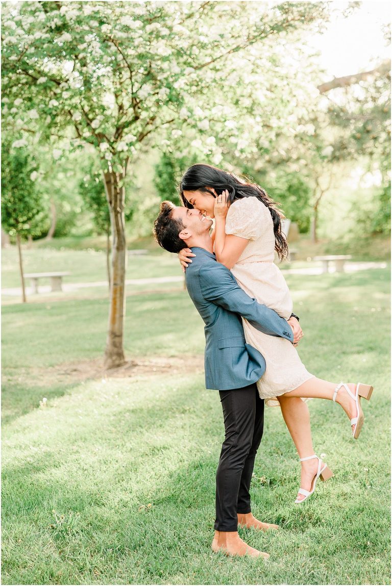 International Peace Garden Engagement Session in Salt Lake City - Utah Wedding Photographer